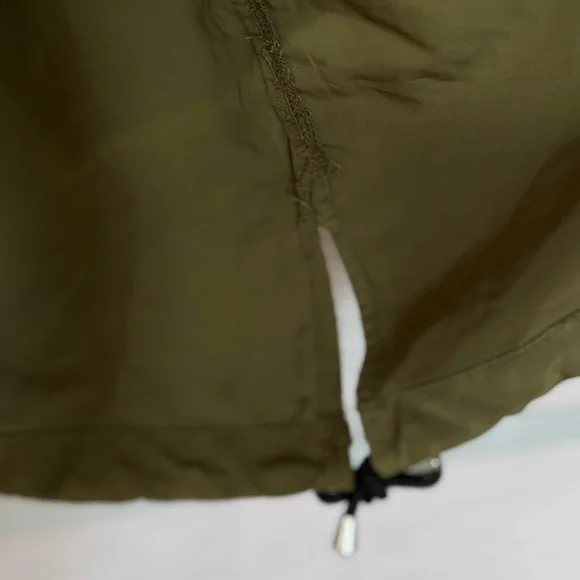 SANCTUARY ARMY GREEN RAIN COAT SIZE SMALL - Picture 14 of 15